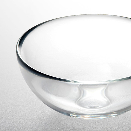 BLANDA Serving bowl, clear glass, 12 cm