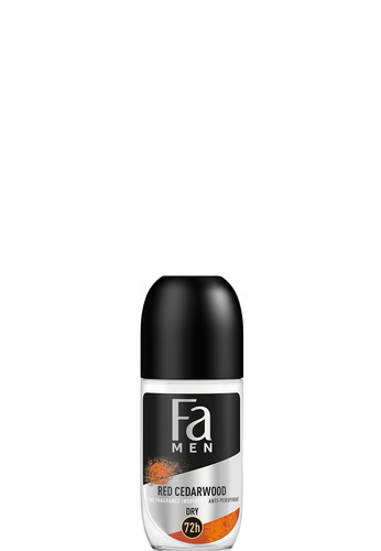 Fa Men Red Cedarwood Roll-on Deodorant 72H 50ml