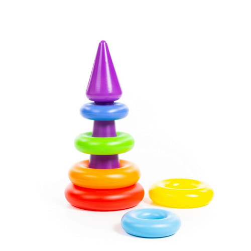 Pyramid Stacking Ring Educational Toy 12m+