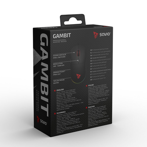 Savio Optical Wired Gaming Mouse Gambit