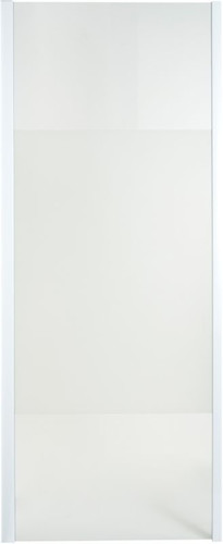 Shower Panel Onega 80 cm, white/patterned