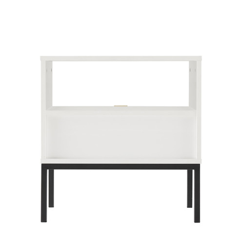 Nightstand Bedside Table Lamello, white