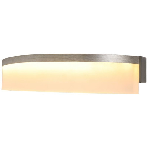 GoodHome LED Wall Lamp Danxiac, brushed chrome