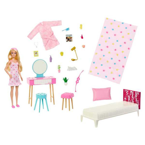 Barbie Doll with Accessories Bedroom HPT55 3+