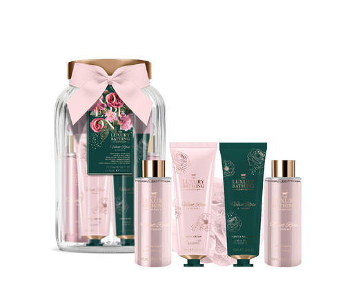 THE LUXURY BATHING COMPANY Velvet Rose & Peony - Pure Indulgence Gift Set 1pc