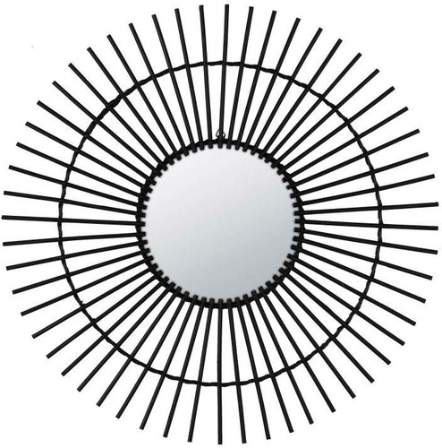 Splendid Mirror Birma 70 cm, black