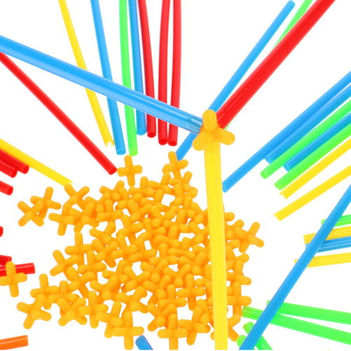 Construction Blocks Straws 200pcs 3+