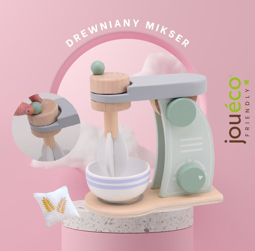 JOUECO Wooden Hand Mixer Toy 2+