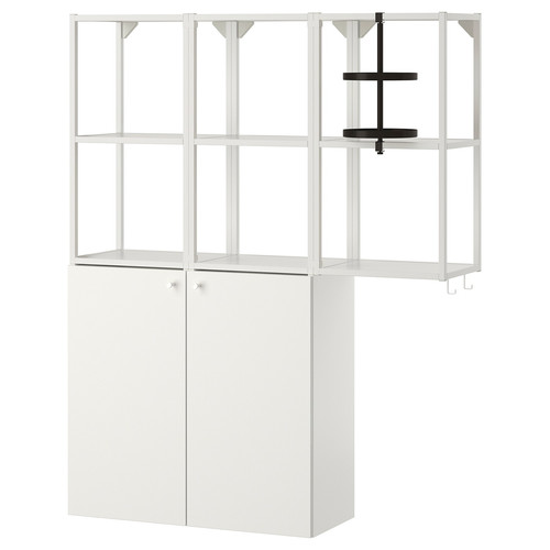 ENHET Wall storage combination, white, 120x30x150 cm