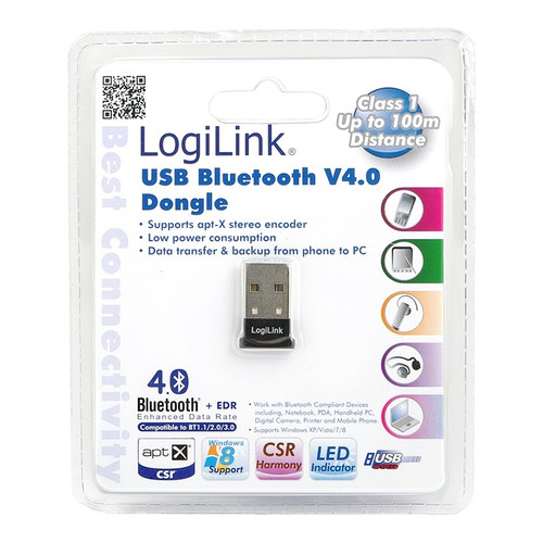 LogiLink Bluetooth Adapter v4.0 USB, Win 10