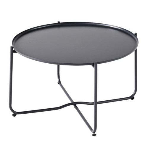 GoodHome Garden Tray Table Nova, anthracite