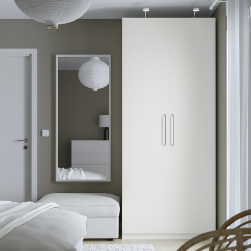 PAX / FORSAND Wardrobe combination, white/white, 100x60x236 cm