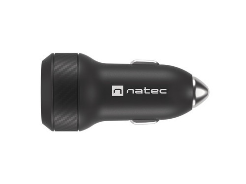Natec Car Charger 1x USB 1x USB-C QC 3.0
