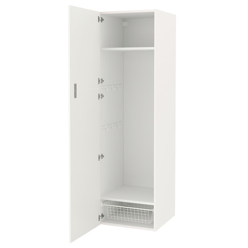 ENHET High cabinet storage combination, white, 60x62x210 cm