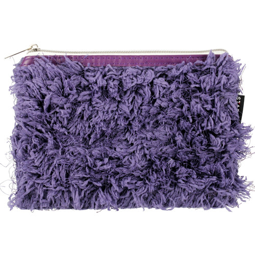 Pencil Pouch Case Plush Violet Hair