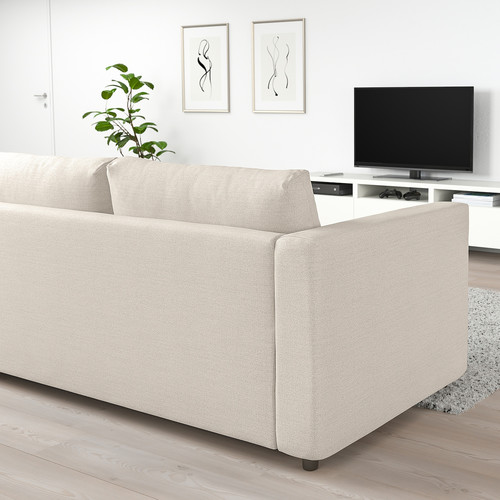 VIMLE Corner sofa, 5-seat, Gunnared beige