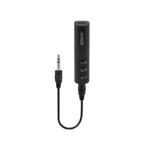 Savio Adapter Bluetooth Transmitter AUX Jack 3.5 Savio TR-11/B, black