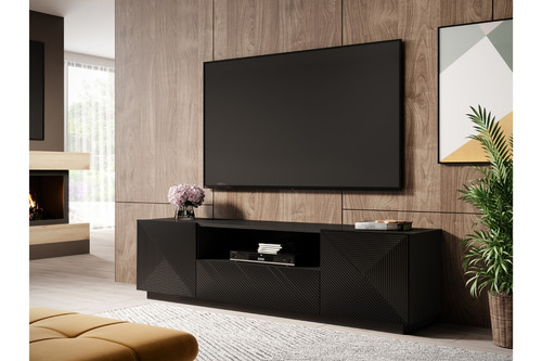 TV Cabinet Asha 167 cm, matt black