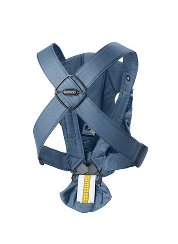 BABYBJÖRN - Baby Carrier MINI Cotton, Indigo 0-12m