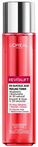 L'Oreal Revitalift 5% Pure Glycolic Acid Peeling Toner 180ml