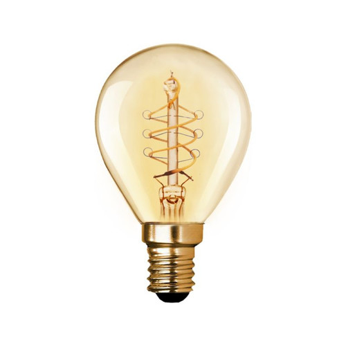 Diall LED Bulb Filament P45 E14 180lm 1800K, amber