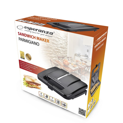 Esperanza Sandwich Maker 1000W Parmigiano