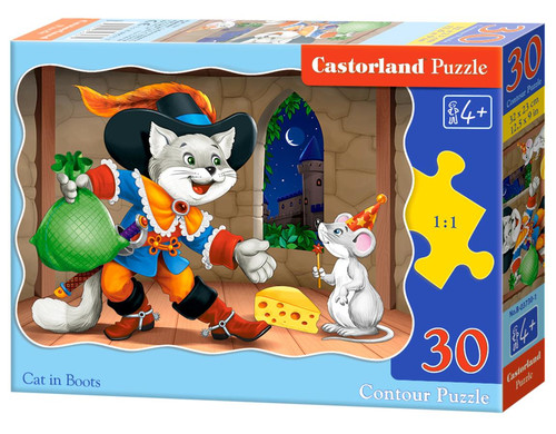 Castorland Children's Puzzle Cat in Boots 30pcs 4+