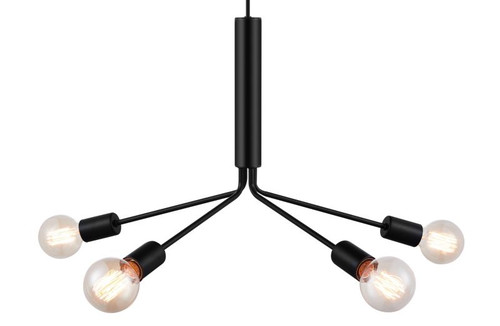 Pendant Lamp Ghlin 4-p E27, matt black