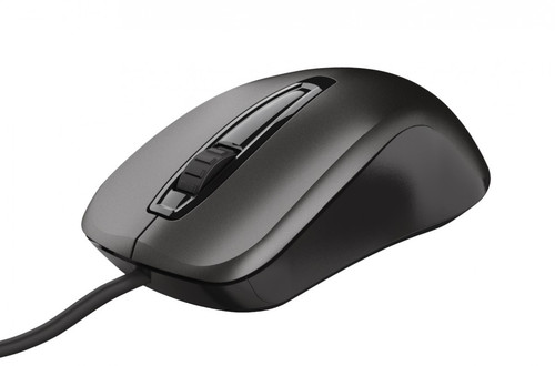 Trust Optical Wired Mouse Carve, black