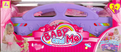 Baby & Me Cot & Accessories for Baby Doll 3+