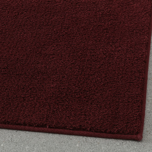 SÖDERSJÖN Bath mat, deep red, 50x80 cm