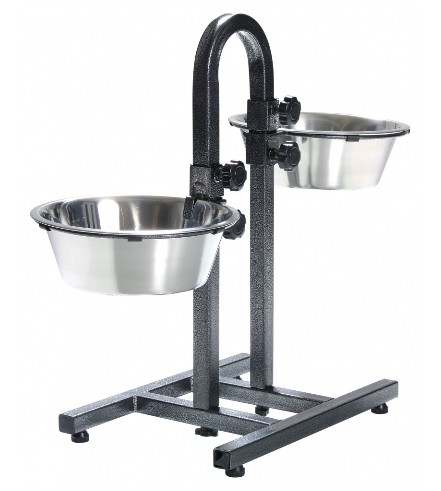 Trixie Adjustable Stand with 2.8L Bowls for Dogs