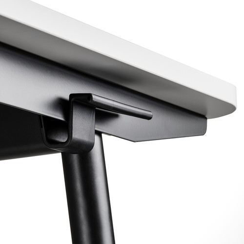 GLADHÖJDEN Desk sit/stand, light grey/anthracite, 100x60 cm