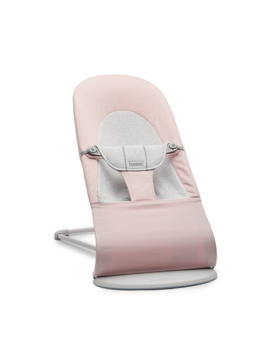 BABYBJORN - Bouncer Balance Soft - Light Pink/Grey Jersey