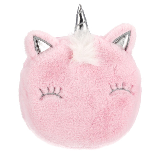 Starpak Plush Shoulder Bag Unicorn, pink