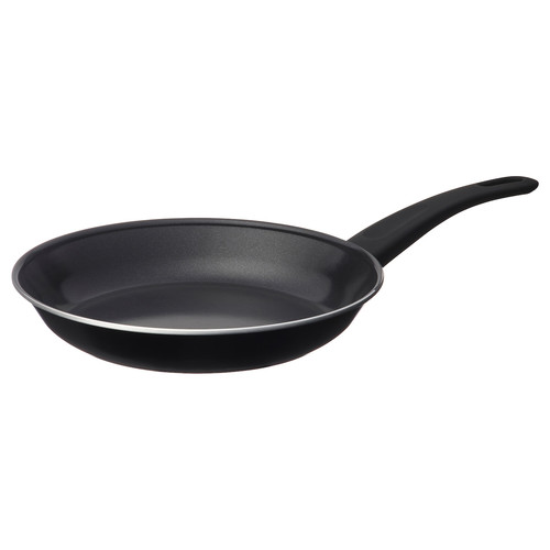 HEMLAGAD Frying pan, non-stick coating black, 24 cm