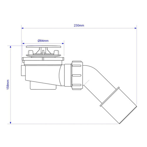Shower Waste McAlpine 40mm