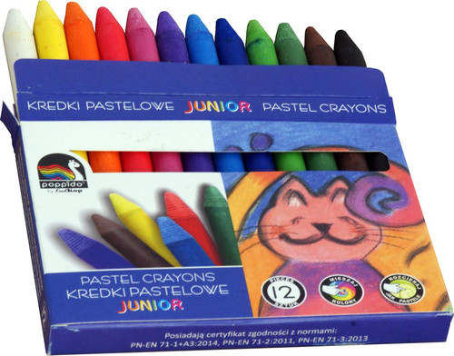 Pastel Crayons Junior 12pcs