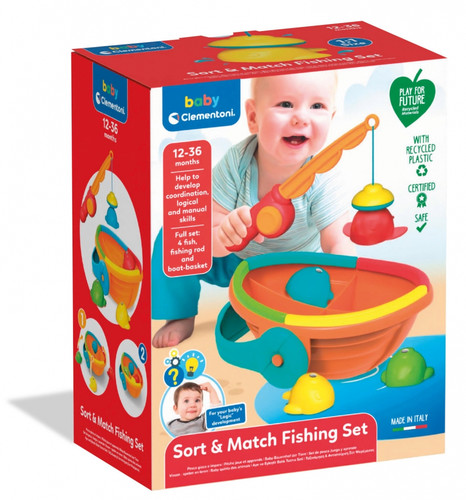 Clementoni Baby Sort & Match Fishing Set 12m+