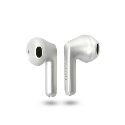 Guess Headphones Earphones Bluetooth TWS GUTWST82TRS Silver