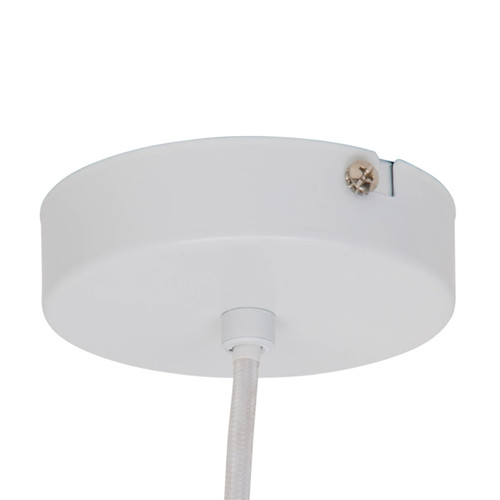 GoodHome Pendant Lamp Aulavik E27, white