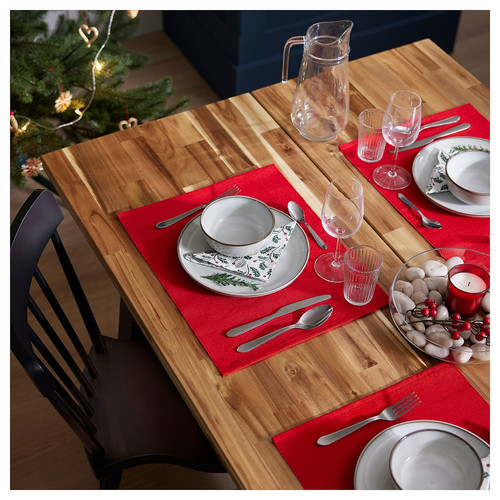 VINTERFINT Place mat, red, 45x35 cm