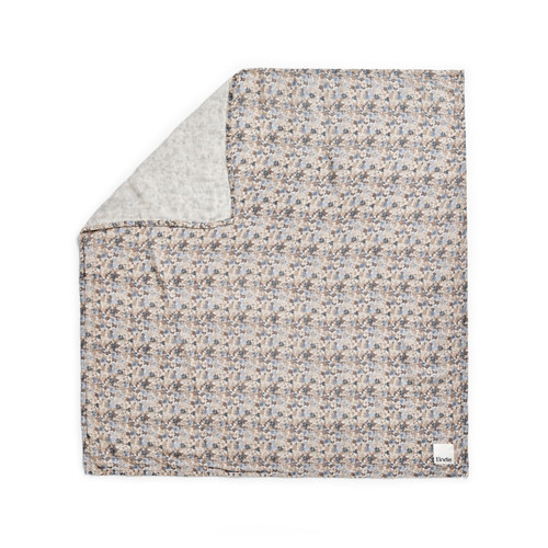 Elodie Details Crincled Blanket, Blue Garden Light