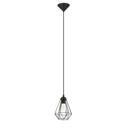 GoodHome Pendant Lamp Smertrio E27 17.5cm, black