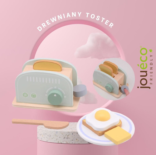 Joueco Wooden Toaster Playset 24m+