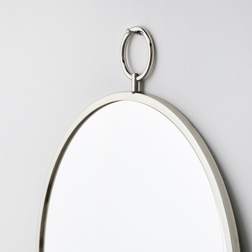 GRYTÅS Mirror, silver-colour, 25 cm