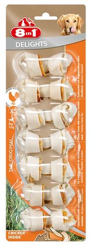 8in1 Delights Bones XS Dog Chews 7pcs