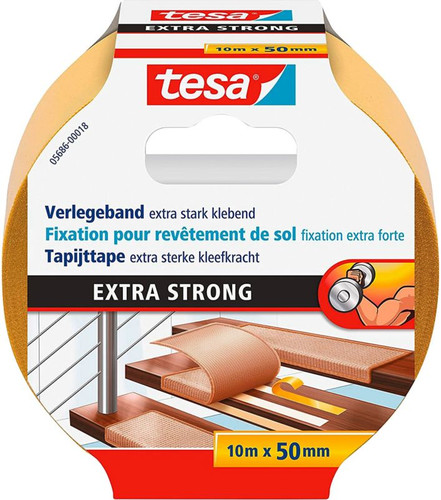 Tesa Double-sided Tape Extra Strong 50 mm x 10 m