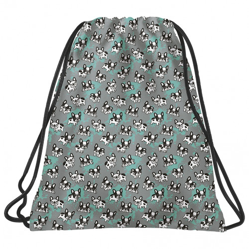 Drawstring Bag School Shoes/Clothes Bag 35x45 Bulldog