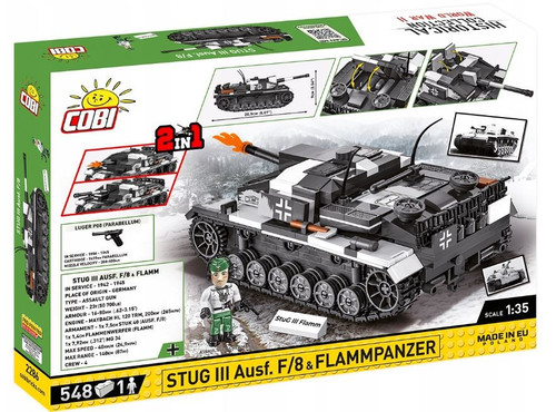 Cobi Blocks StuG III Ausf.F/8 & Flammpanzer 548pcs 8+